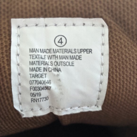 Cat & Jack's brown high tops. - Picture 5 of 5